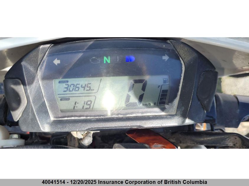 2014 Honda Crf250 L VIN: MLHMD3829E5100537 Lot: 40041514