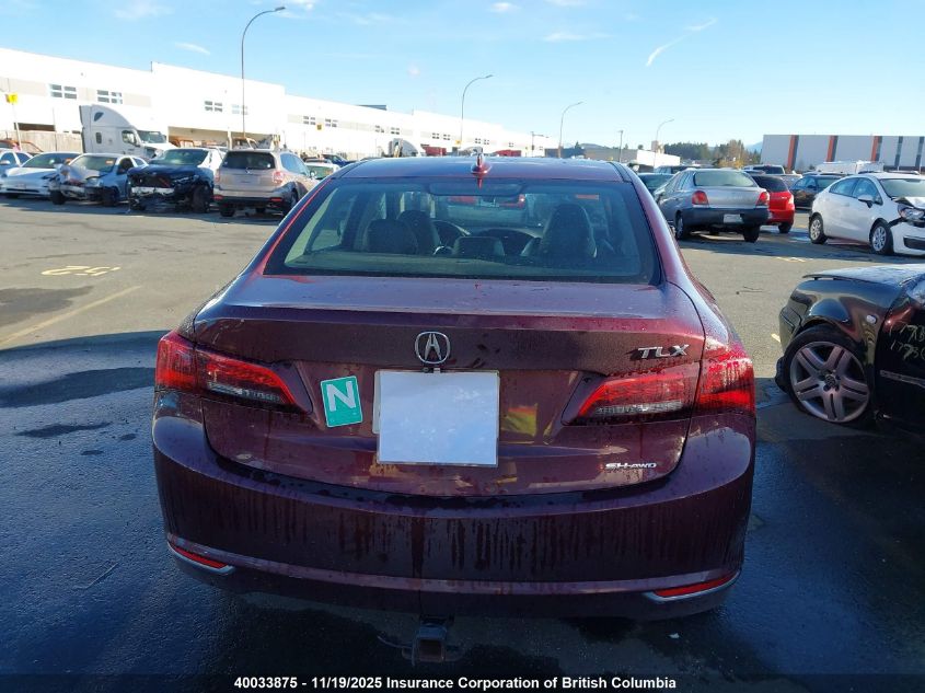 2016 Acura Tlx Tech VIN: 19UUB3F53GA801897 Lot: 40033875