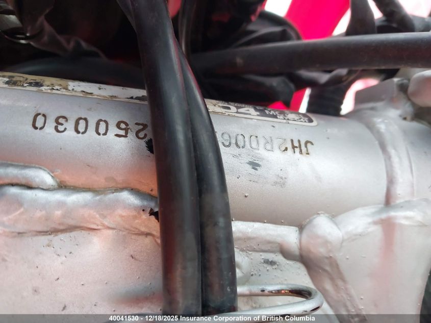 2004 Honda Xr650 L VIN: JH2RD062X4K250030 Lot: 40041530