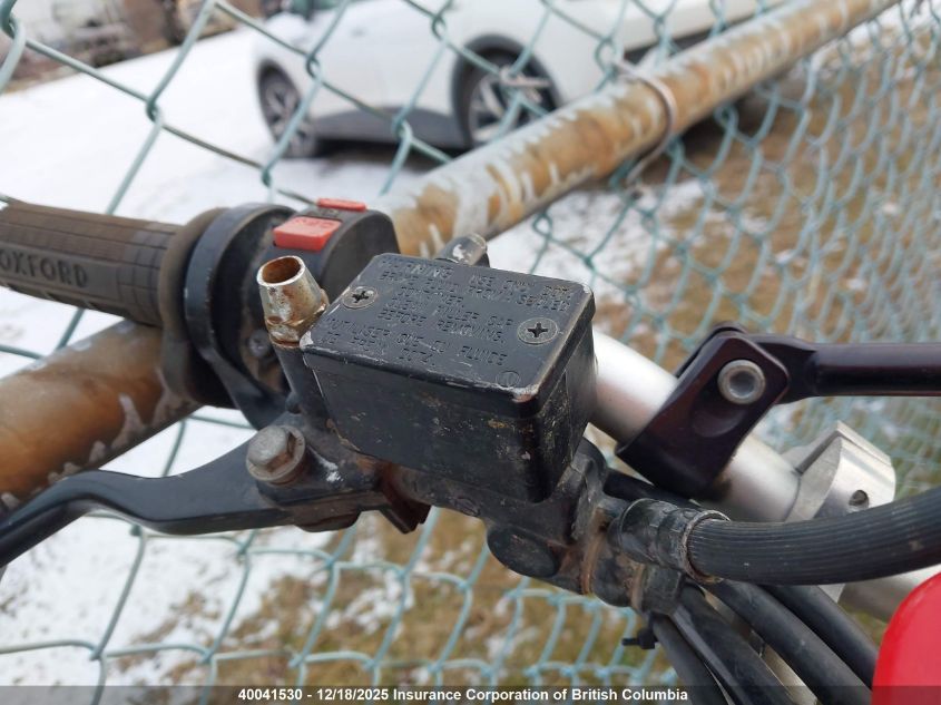 2004 Honda Xr650 L VIN: JH2RD062X4K250030 Lot: 40041530