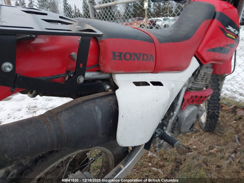 2004 Honda Xr650 L VIN: JH2RD062X4K250030 Lot: 40041530