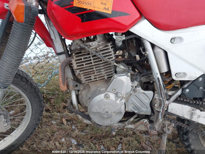 2004 Honda Xr650 L VIN: JH2RD062X4K250030 Lot: 40041530