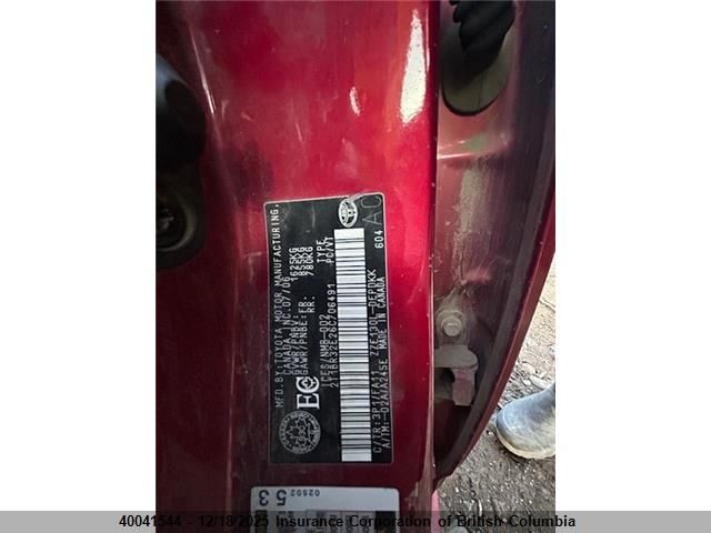 2006 Toyota Corolla Ce/Le/S VIN: 2T1BR32E26C706491 Lot: 40041544