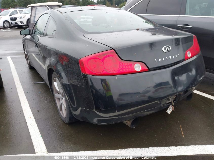 2003 Infiniti G35 VIN: JNKCV54E63M208770 Lot: 40041546