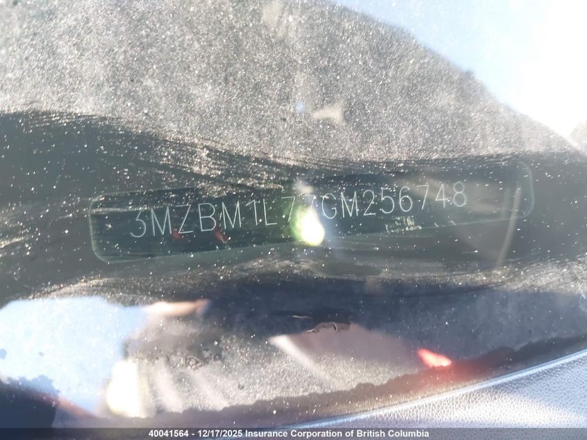 2016 Mazda 3 Touring VIN: 3MZBM1L77GM256748 Lot: 40041564