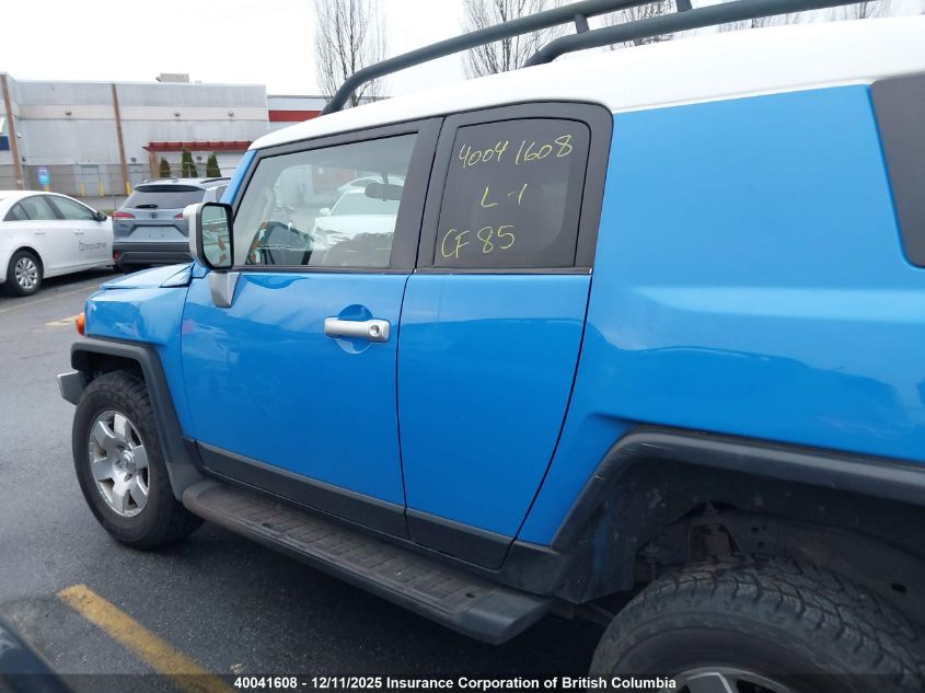 2007 Toyota Fj Cruiser VIN: JTEBU11F470033451 Lot: 40041608