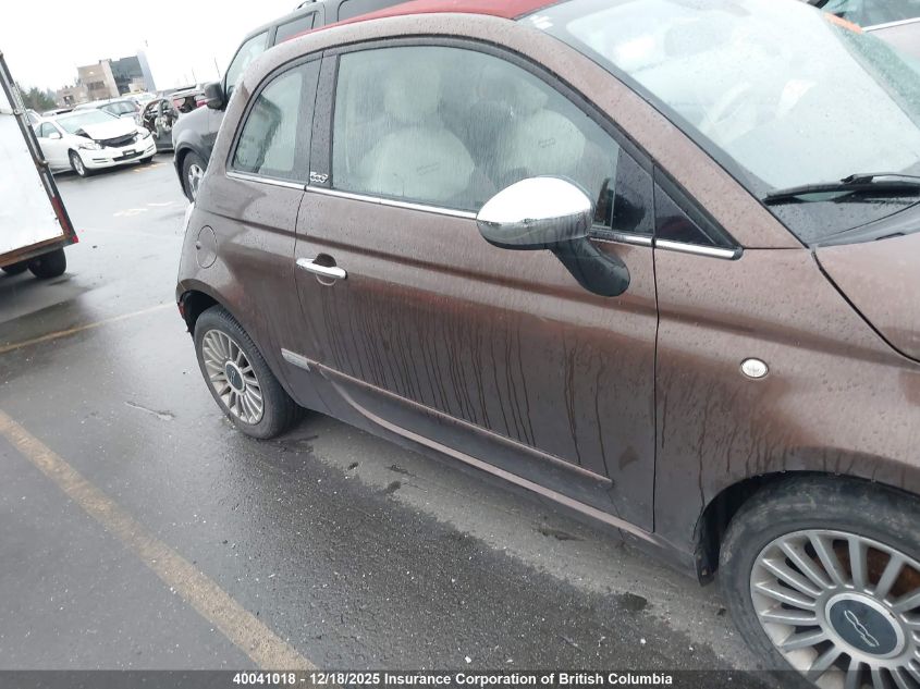 2012 Fiat 500 Lounge VIN: 3C3CFFER3CT241052 Lot: 40041018