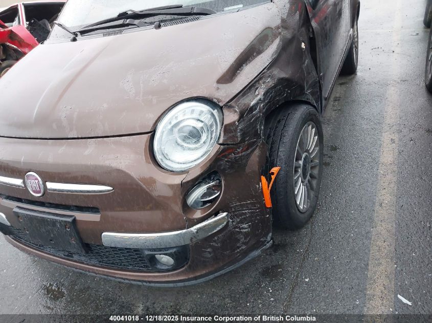 2012 Fiat 500 Lounge VIN: 3C3CFFER3CT241052 Lot: 40041018