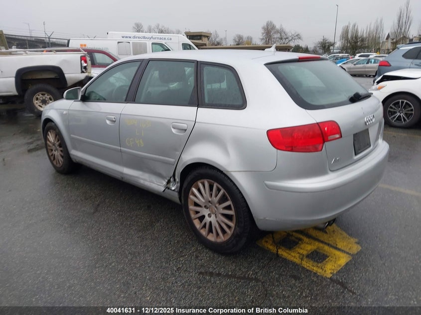 WAUHF68P08A143653 2008 AUDI A3 photo no. 3