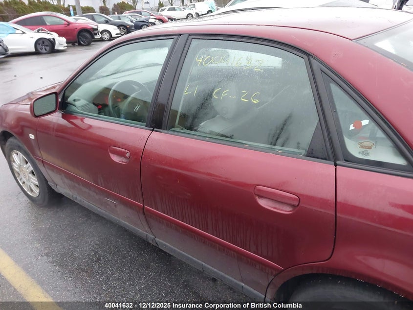 WAUDC68DX1A087272 2001 AUDI A4 photo no. 14