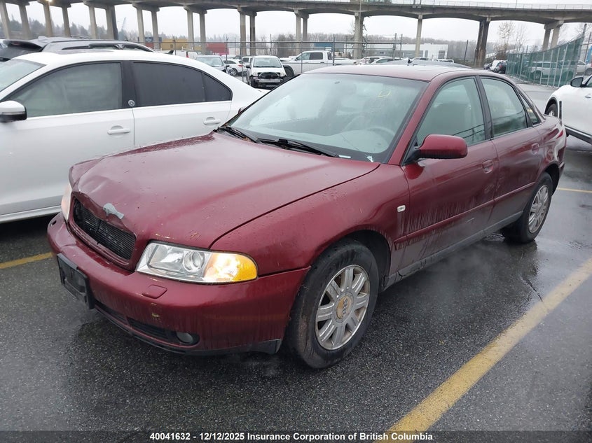 WAUDC68DX1A087272 2001 AUDI A4 photo no. 2