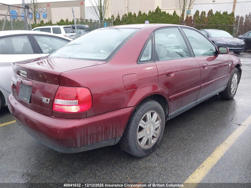 WAUDC68DX1A087272 2001 AUDI A4 photo no. 4
