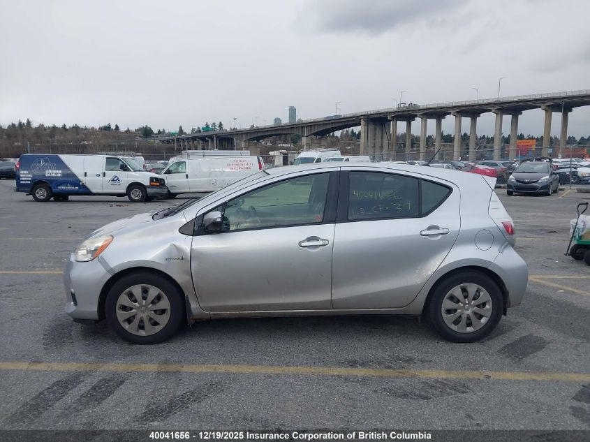 2013 Toyota Prius VIN: JTDKDTB37D1541519 Lot: 40041656