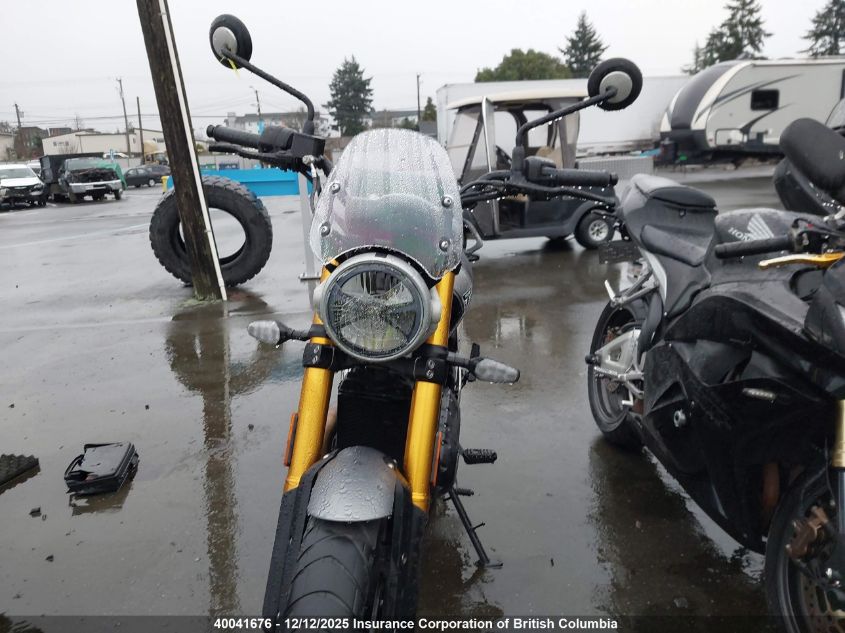 2024 Triumph Motorcycle Scrambler 400 X VIN: SMTT147Y2RNA09011 Lot: 40041676