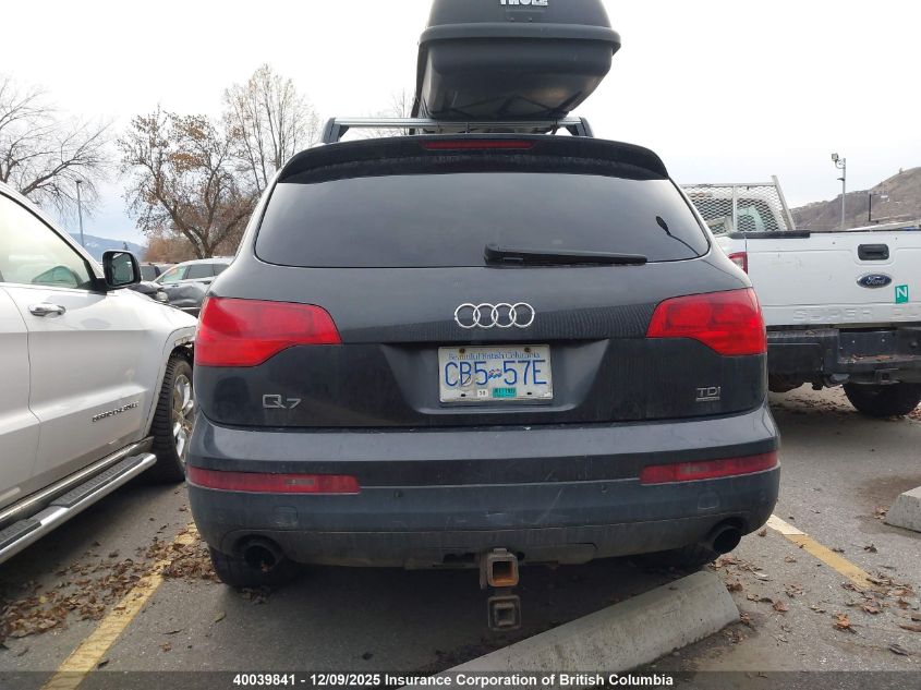 2009 Audi Q7 Tdi VIN: WA1AM64L49D036886 Lot: 40039841