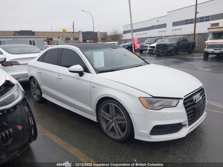 2016 Audi A3 VIN: WAUK8GFF1G1106013 Lot: 40041717