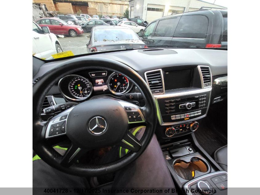 2015 Mercedes-Benz Ml 350 Bluetec VIN: 4JGDA2EB3FA588947 Lot: 40041728