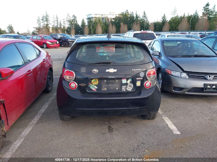 2016 Chevrolet Sonic VIN: 1G1JC6SB5G4161114 Lot: 40041736