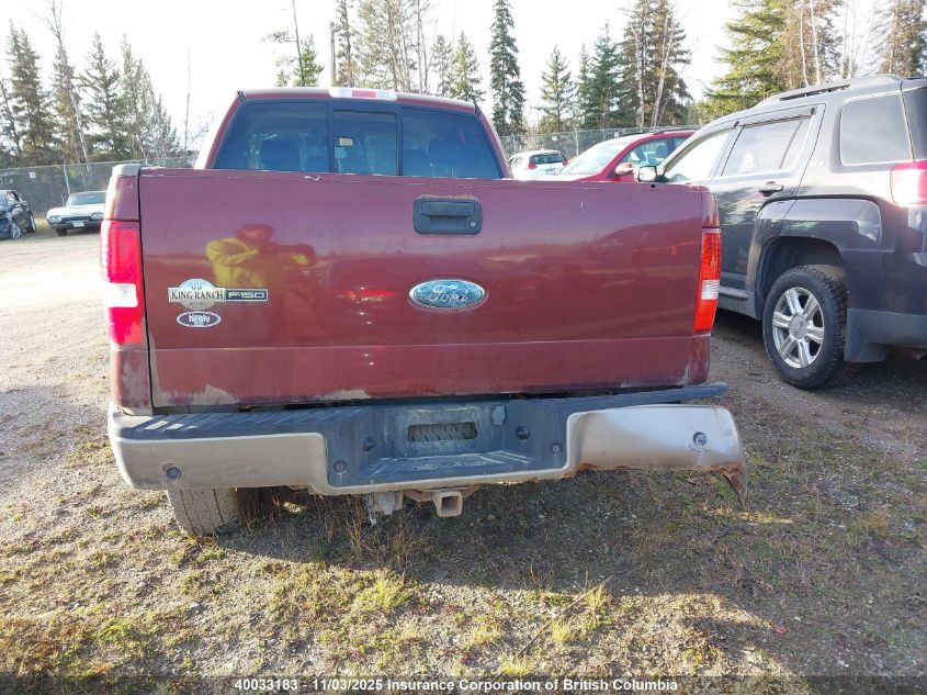 2006 Ford F150 Supercrew VIN: 1FTPW14516KD05061 Lot: 40033183