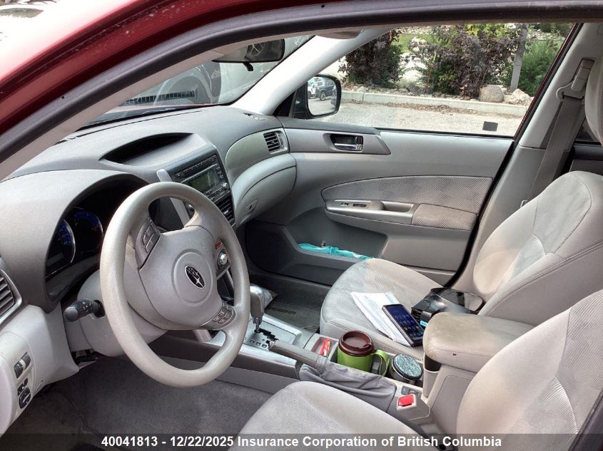 2009 Subaru Forester 2.5X Premium VIN: JF2SH63629H716645 Lot: 40041813