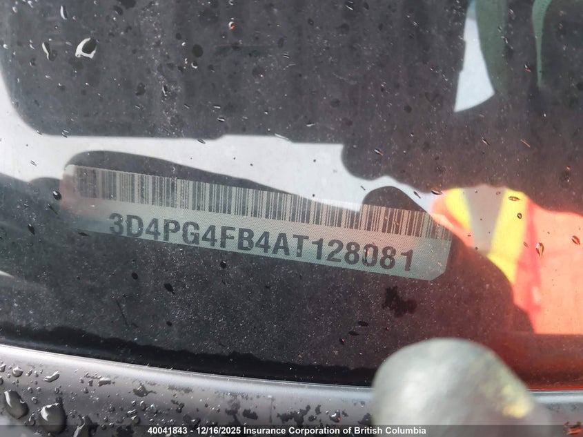 3D4PG4FB4AT128081 2010 DODGE JOURNEY photo no. 9
