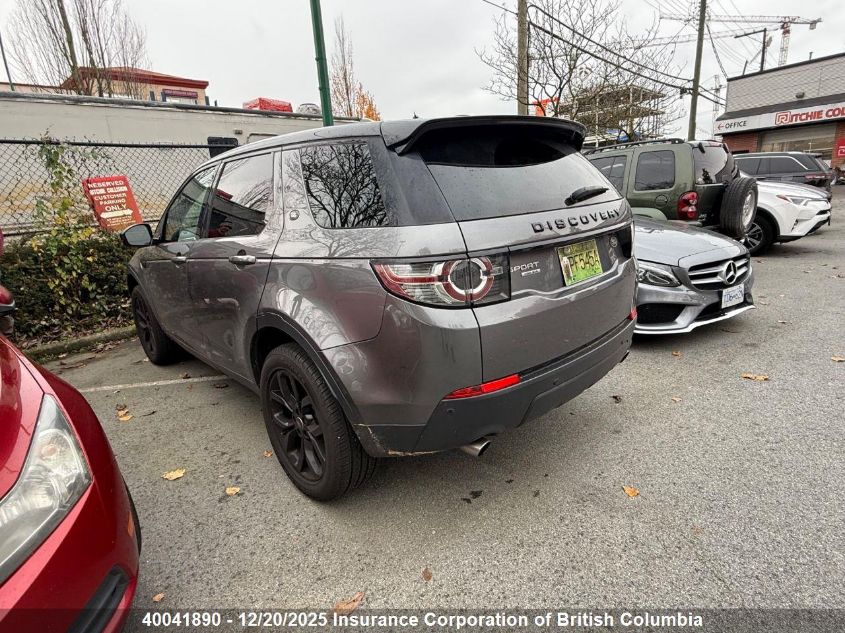 2016 Land Rover Discovery Sport Hse VIN: SALCR2BG9GH581432 Lot: 40041890