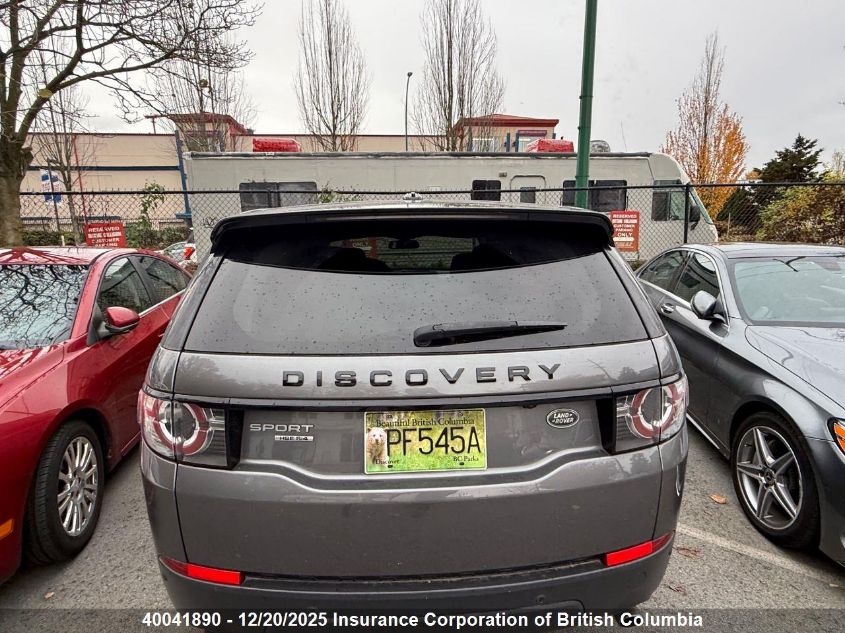 2016 Land Rover Discovery Sport Hse VIN: SALCR2BG9GH581432 Lot: 40041890