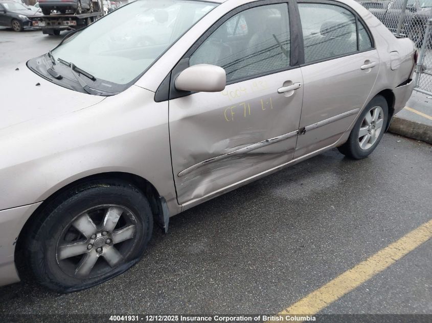 2003 Toyota Corolla Ce/Le/S VIN: 2T1BR38E83C750840 Lot: 40041931