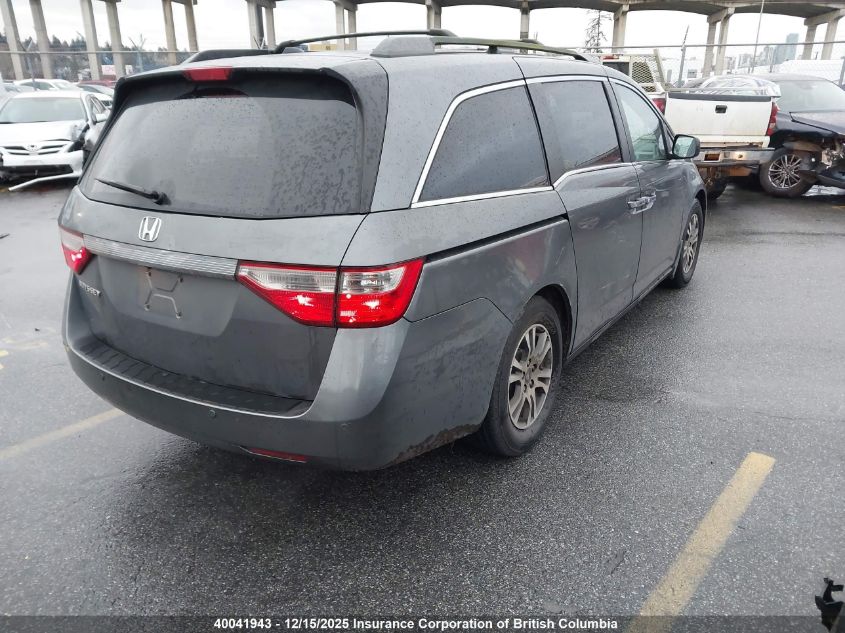 2011 Honda Odyssey Exl VIN: 5FNRL5H63BB502932 Lot: 40041943