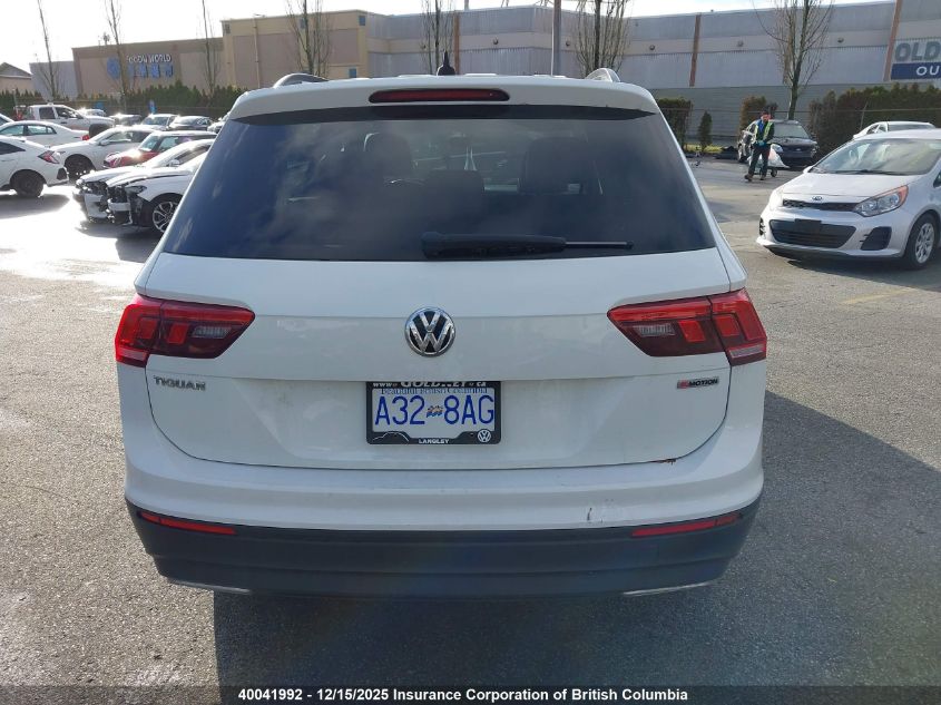 2019 Volkswagen Tiguan Se/Sel/Sel R-Line Jet-Black/Sel R-Line VIN: 3VV2B7AX4KM107271 Lot: 40041992