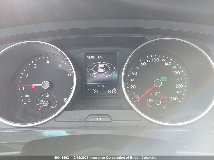 2019 Volkswagen Tiguan Se/Sel/Sel R-Line Jet-Black/Sel R-Line VIN: 3VV2B7AX4KM107271 Lot: 40041992