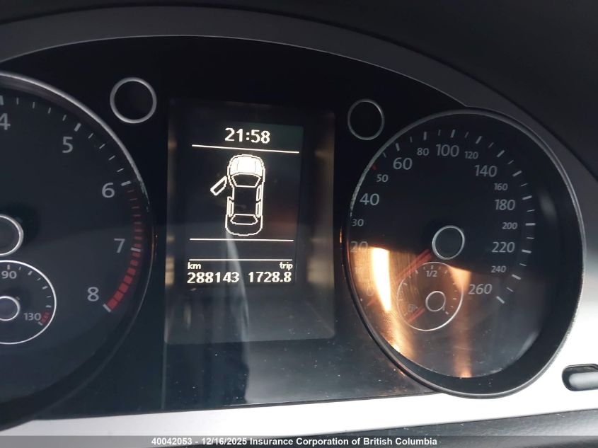 2009 Volkswagen Passat Komfort VIN: WVWAK73C39E093478 Lot: 40042053