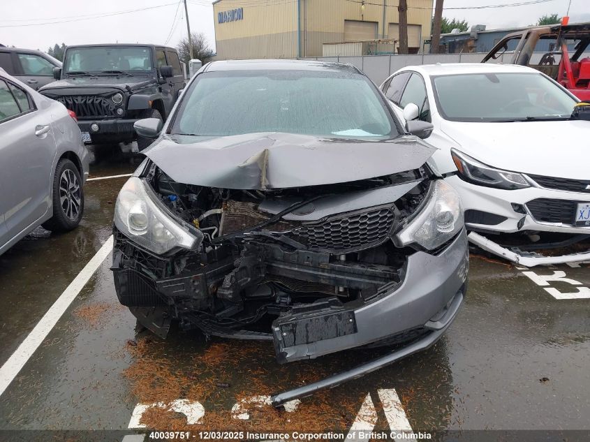 2015 Kia Forte Ex VIN: KNAFZ4A86F5259709 Lot: 40039751