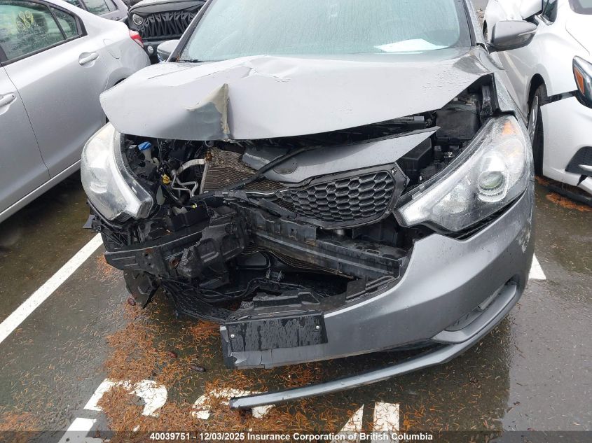 2015 Kia Forte Ex VIN: KNAFZ4A86F5259709 Lot: 40039751