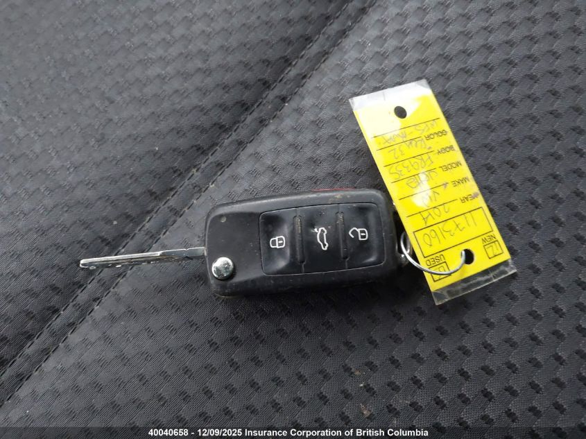 2014 Volkswagen Jetta S VIN: 3VW1K7AJ0EM248846 Lot: 40040658