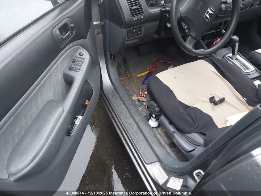 2005 Honda Civic Lx VIN: 2HGES166X5H029091 Lot: 40040814