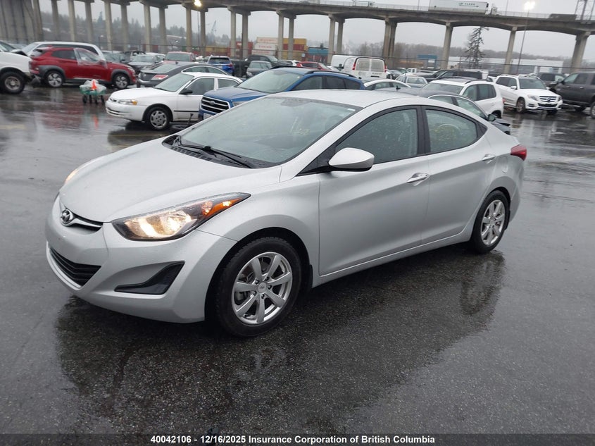 5NPDH4AE9FH610129 2015 HYUNDAI ELANTRA photo no. 2