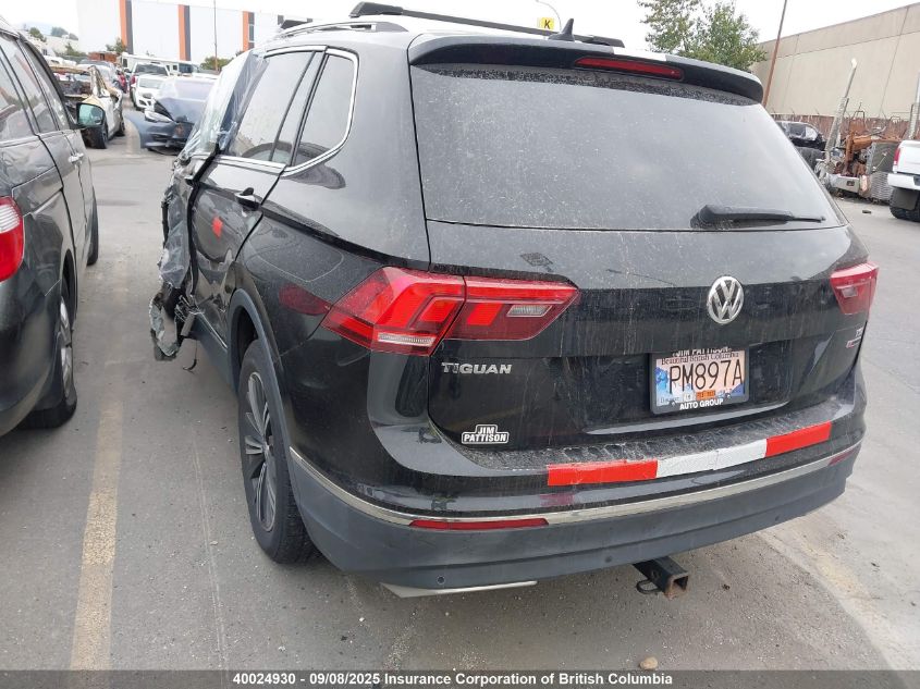 2018 Volkswagen Tiguan Sel Premium VIN: 3VV4B7AXXJM084876 Lot: 40024930