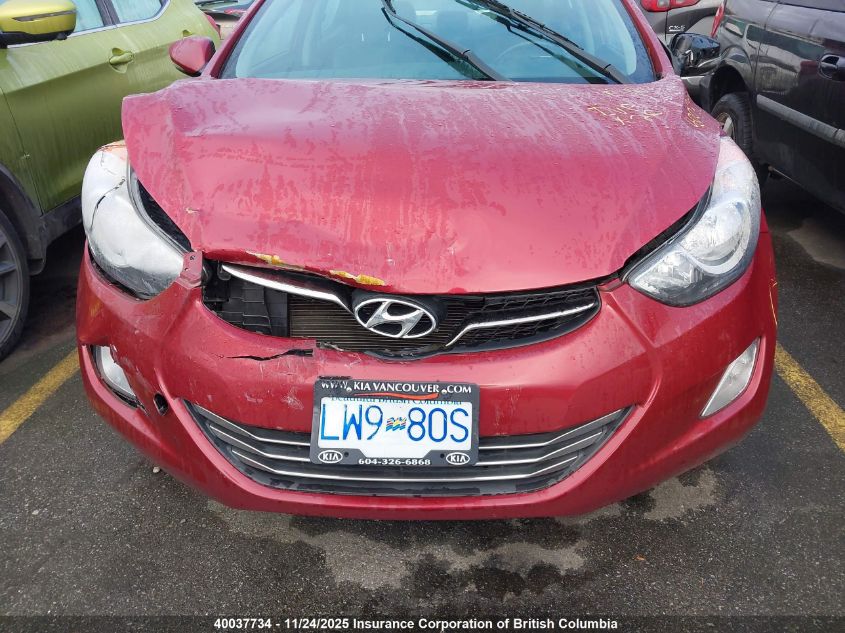 2013 Hyundai Elantra Gls/Limited VIN: 5NPDH4AE1DH450891 Lot: 40037734