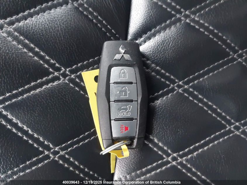 2023 Mitsubishi Outlander Se/Se Black Edition/Se Technology/Se Special VIN: JA4J4UA87PZ616749 Lot: 40039643