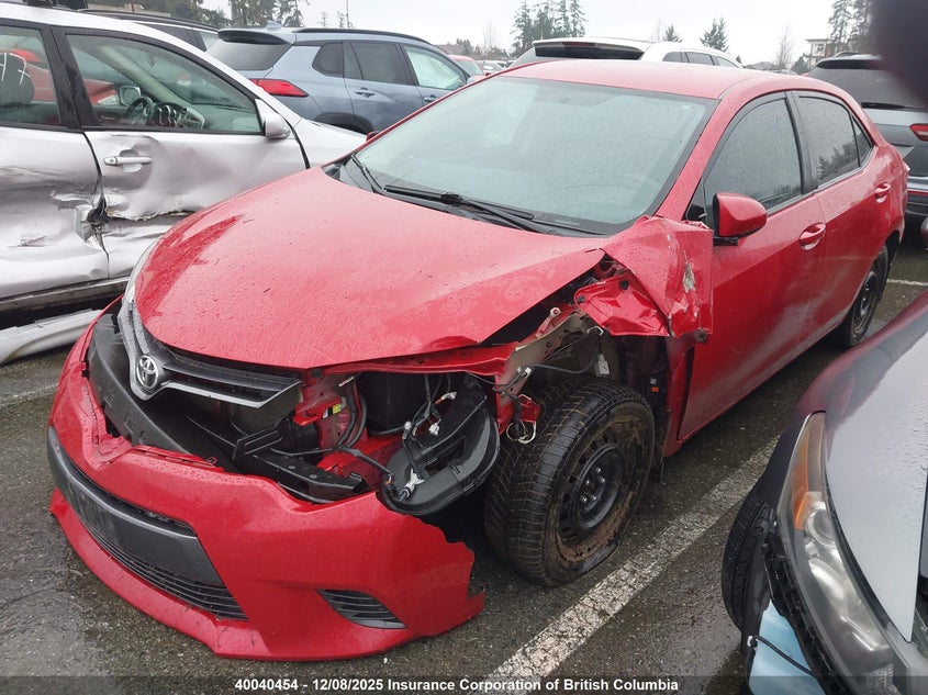 2T1BURHE0FC336814 2015 TOYOTA COROLLA photo no. 2