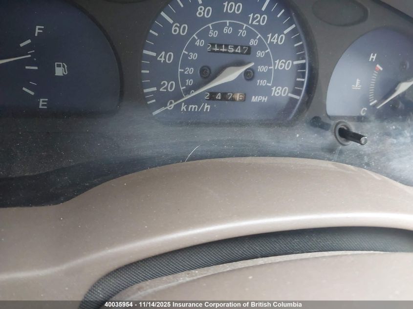 1998 Toyota Tercel Ce VIN: JT2BC53L6W0311114 Lot: 40035954