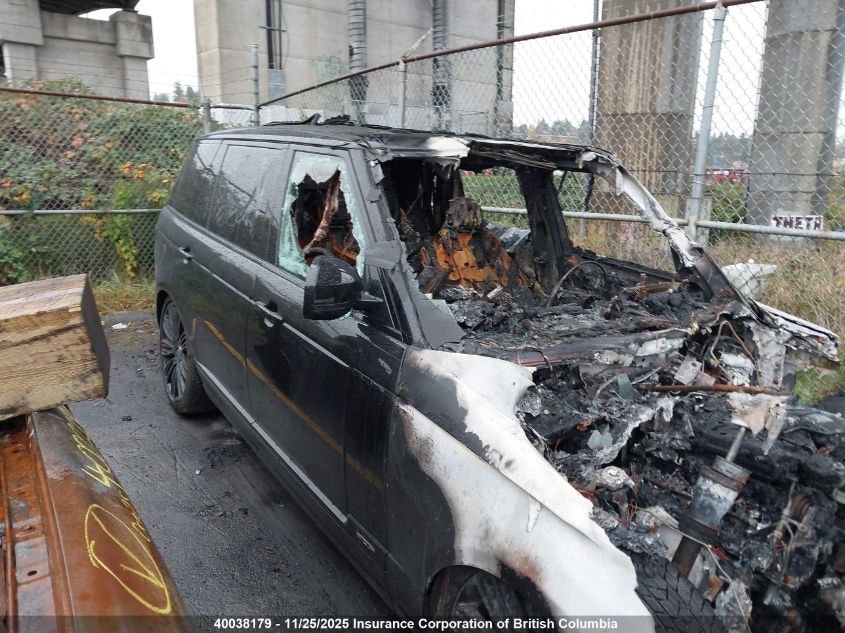 2018 Land Rover Range Rover Supercharged VIN: SALGS5RE2JA380466 Lot: 40038179