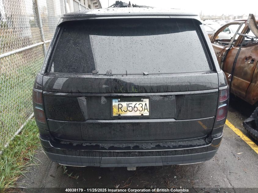 2018 Land Rover Range Rover Supercharged VIN: SALGS5RE2JA380466 Lot: 40038179