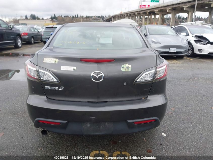 2010 Mazda 3 I VIN: JM1BL1SF9A1237511 Lot: 40039826