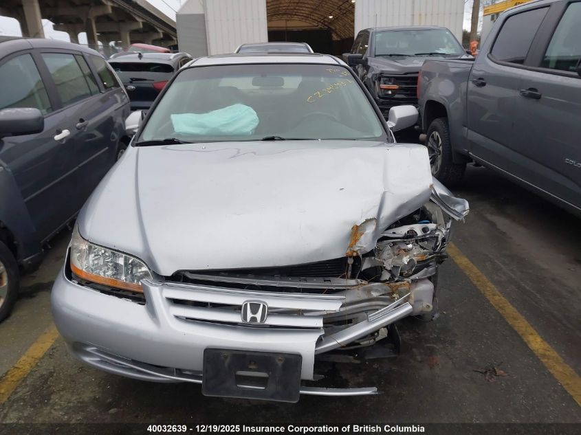 2001 Honda Accord Ex VIN: 1HGCG56681A810362 Lot: 40032639