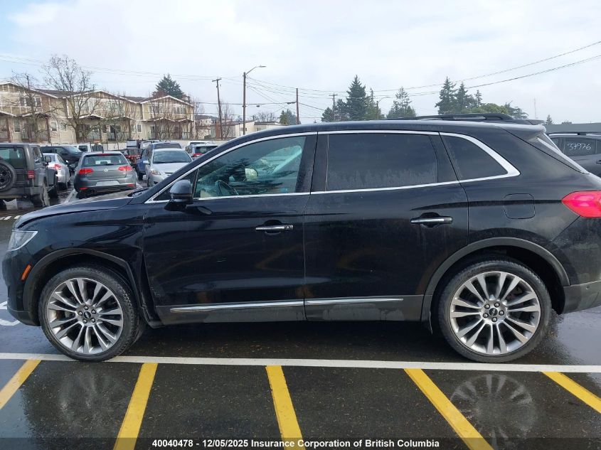 2016 Lincoln Mkx Reserve VIN: 2LMTJ8LP5GBL72945 Lot: 40040478