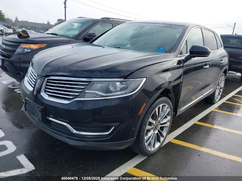 2LMTJ8LP5GBL72945 2016 LINCOLN MKX photo no. 2