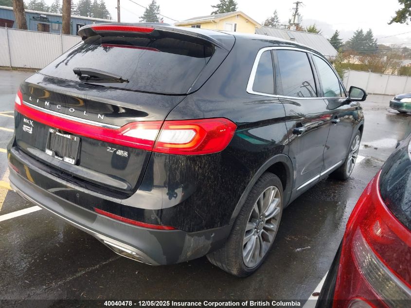 2LMTJ8LP5GBL72945 2016 LINCOLN MKX photo no. 4