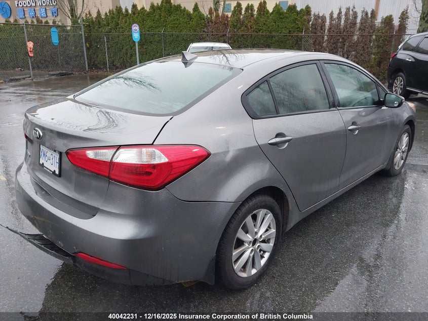 KNAFX4A63E5147145 2014 KIA FORTE photo no. 4